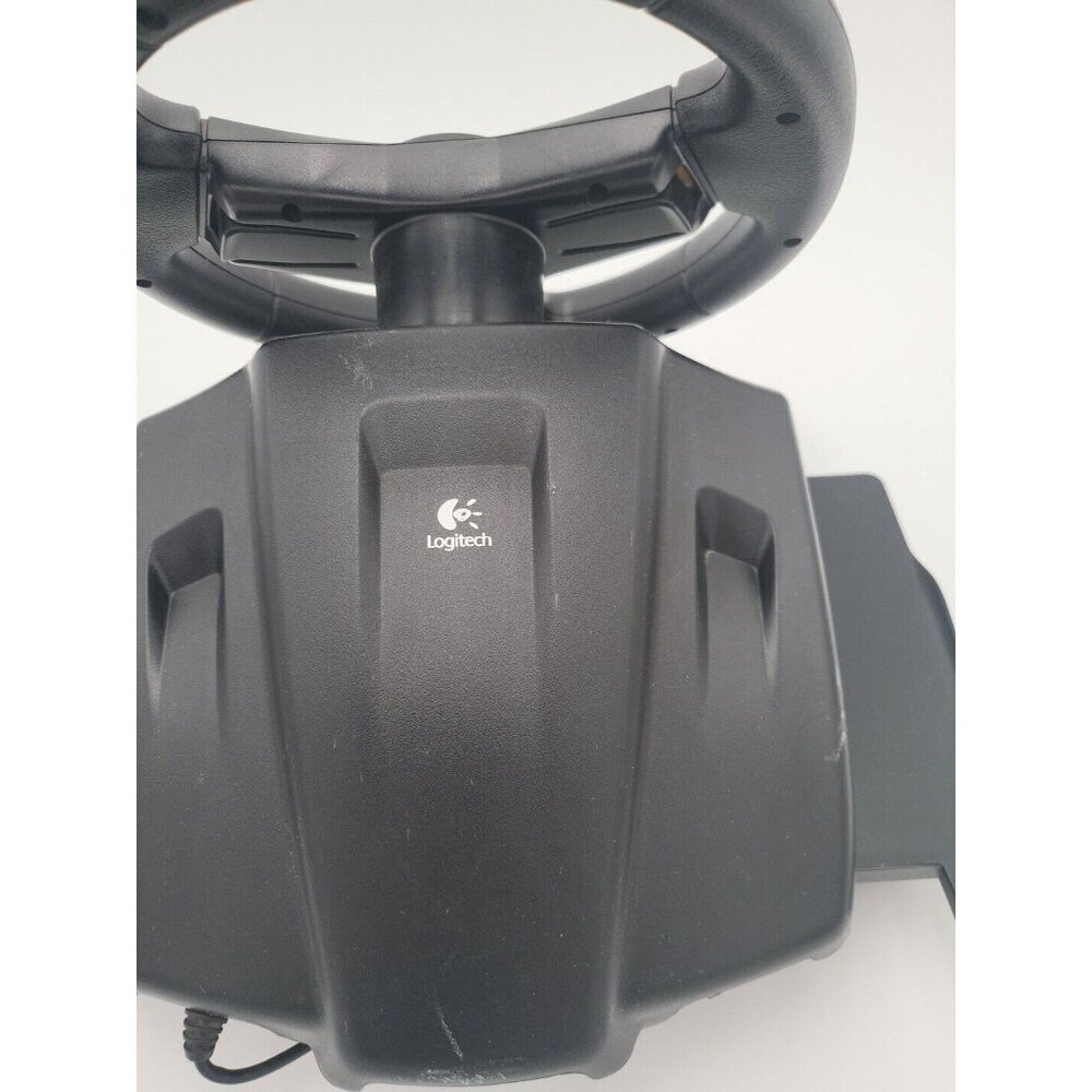 Logitech ~ NASCAR Racing Wheel w/‎ Touch Sense Technology UNTESTED - Picture 4 of 8